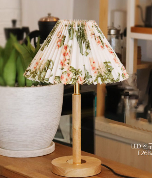 마들렌 주름갓 침실스탠드 무드스탠드
